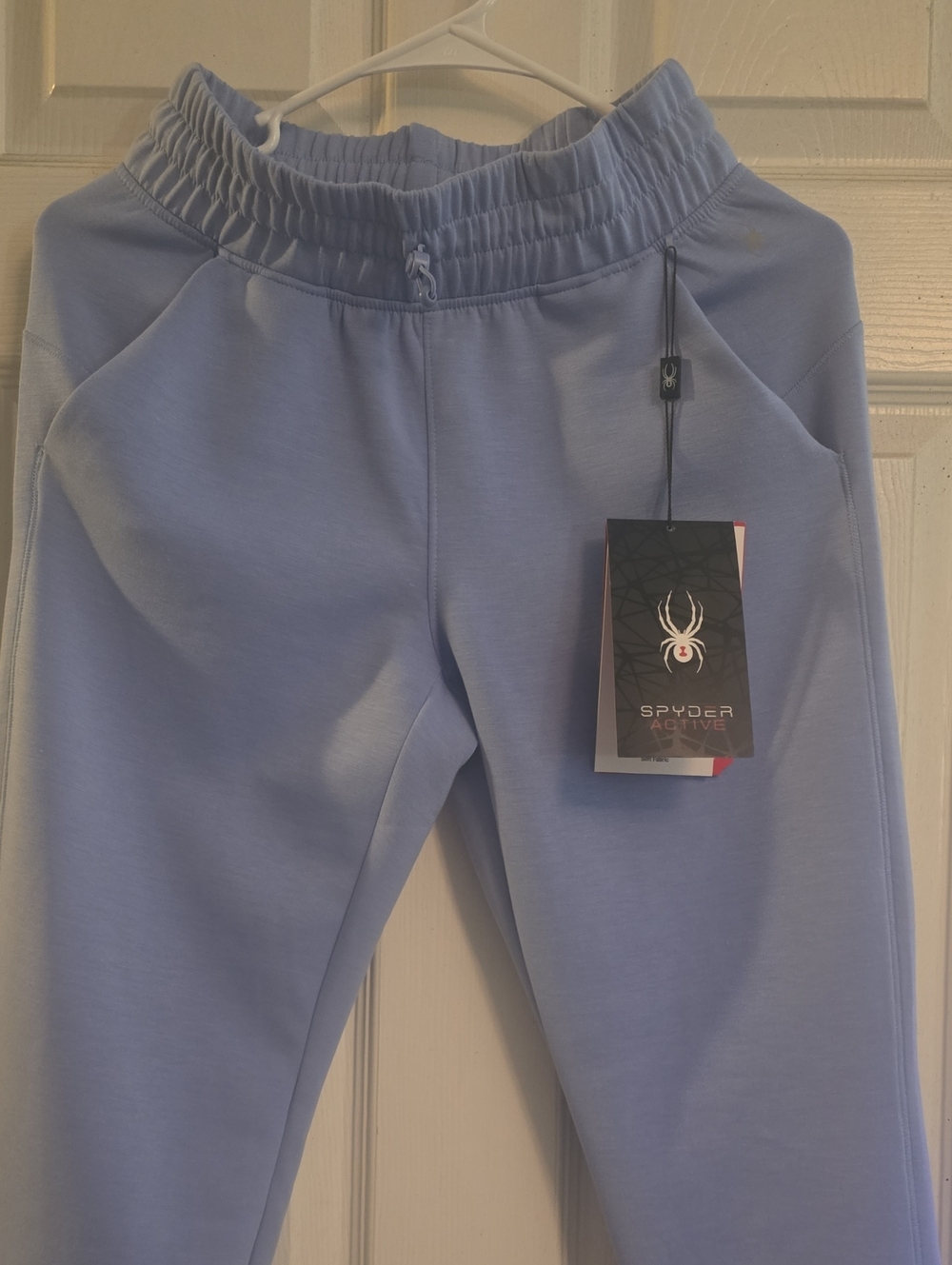 XS Womens SpyderLight Blue Jogger Pants